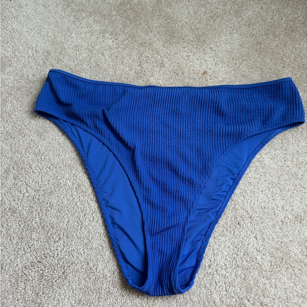 Aerie high cut cheeky blue bikini bottomsXXL